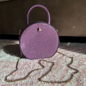 Kate Spade Cross Body Purse Canteen Style Glitter Collection